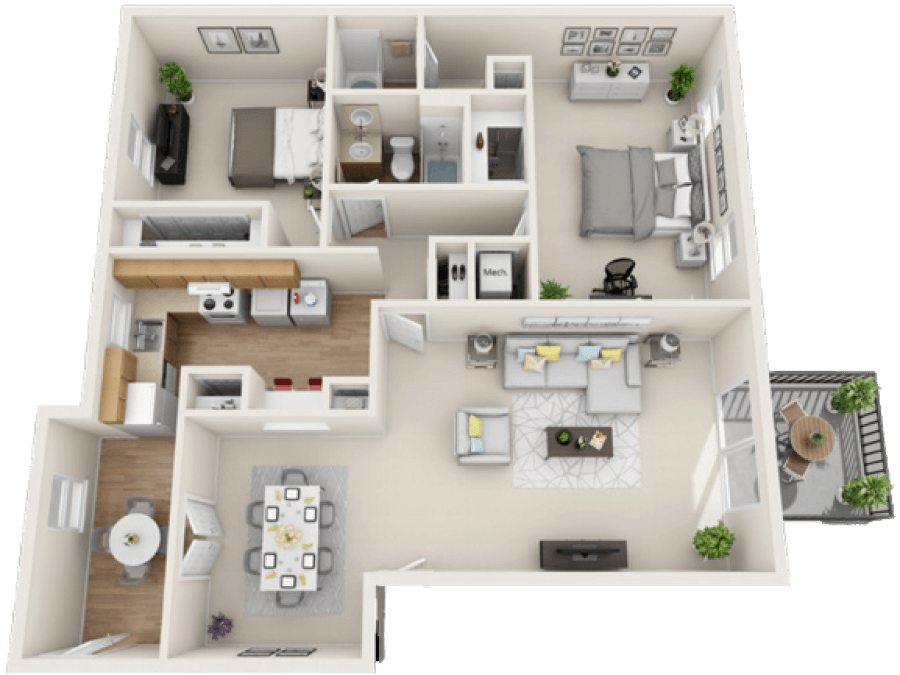 Floor Plans | Apartments in College Park | Village on Riverwalk